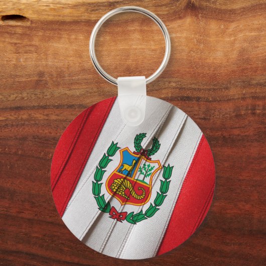 PERUVIAIRE vlag Sleutelhanger (Voorkant)