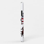 Peruvian American USA Tree Roots Flag Case-Mate iPhone Case (Achterkant/rechts)