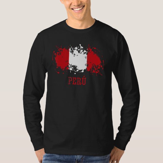 Peruvian enthusiasts for Perú and Peru T-shirt (Voorkant)