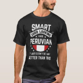 Peruvian Flag Native Pride  Peru Peruvian Roots T-shirt (Voorkant)