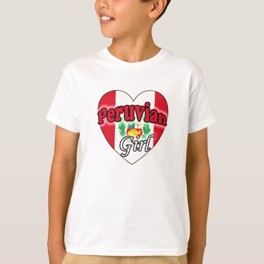 Peruvian Girl T-shirt (Voorkant)