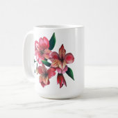 Peruvian Lily Love is the answer love mug Koffiemok (Voorkant links)