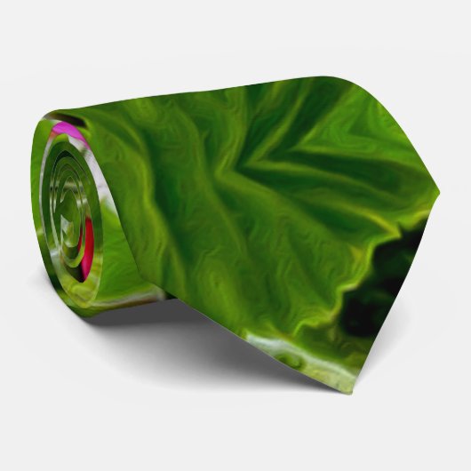 Peruvian Lily Pattern Stropdas (Opgerold)