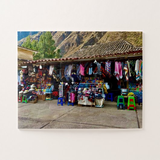 Peruvian Marketplace | Textiles & Treasures Legpuzzel (Horizontaal)