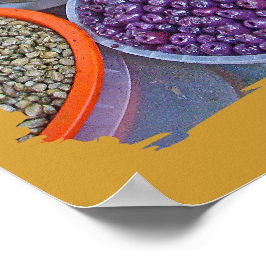 Peruvian Matket-Oliving Poster (Hoek)