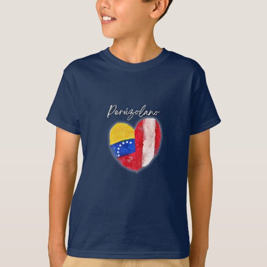 “Peruzolano” – Orgullo Perú-Venezuela T-shirt (Voorkant)