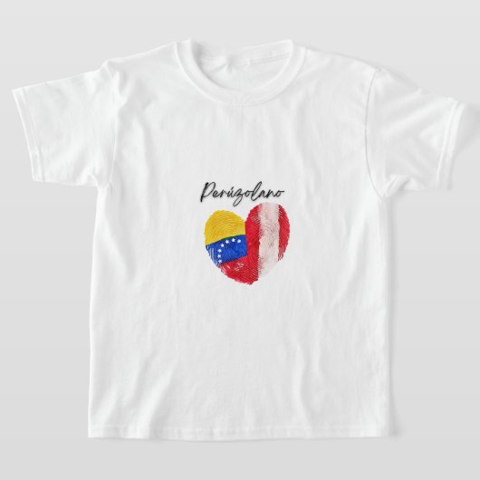 “Peruzolano” – Orgullo Perú-Venezuela T-shirt (Laagn)