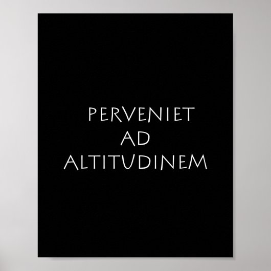 Perveniet en altitudinem poster (Voorkant)