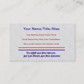 PERVERT CLUB VISITEKAARTJE