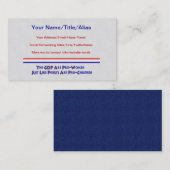 PERVERT CLUB VISITEKAARTJE (Voorkant / Achterkant)