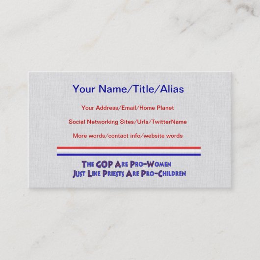 PERVERT CLUB VISITEKAARTJE (Voorkant)