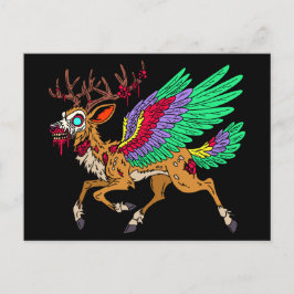 Peryton Zombie Briefkaart