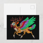 Peryton Zombie Briefkaart (Voorkant / Achterkant)