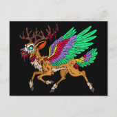 Peryton Zombie Briefkaart (Voorkant)