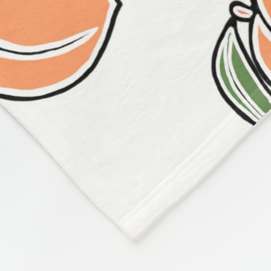 Perzeren Fleece Deken (Hoek)