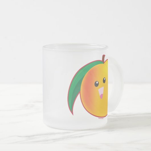 Perzeren Matglas Koffiemok (Voorkant rechts)