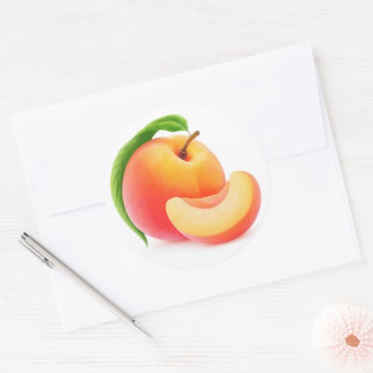 Perzeren Ronde Sticker (Envelop)