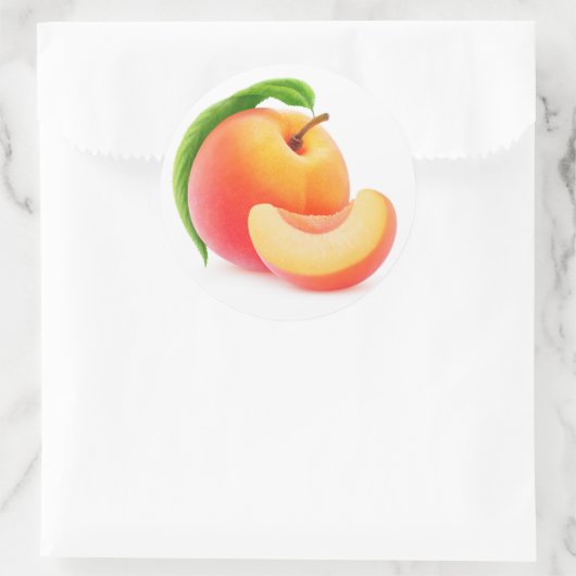 Perzeren Ronde Sticker (Tas)