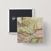 Perzië 3 vierkante button 5,1 cm (Voorkant /achterkant)