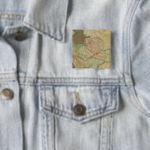 Perzië 4 vierkante button 5,1 cm (In situ)