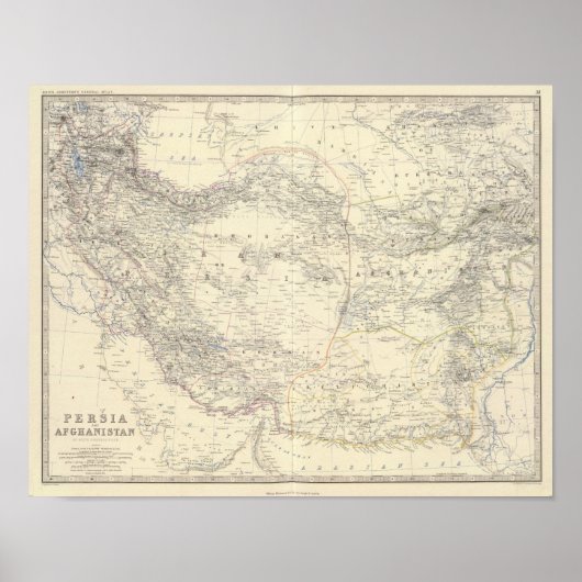 Perzië, Afghanistan Poster (Voorkant)