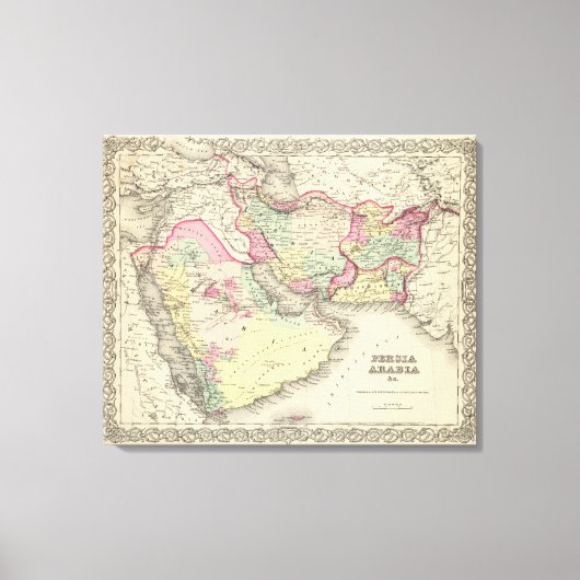 Perzië Arabië 2 Canvas Afdruk (Voorkant)