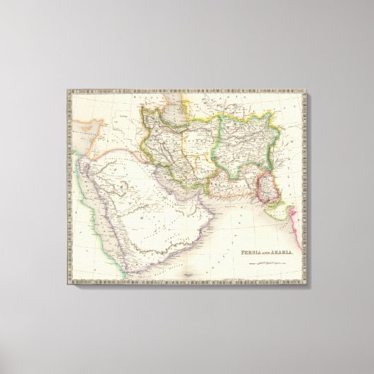 Perzië en Arabië Canvas Afdruk (Voorkant)