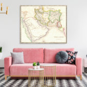 Perzië en Arabië Canvas Afdruk (Insitu (Woonkamer))