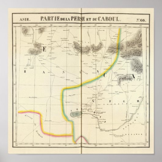 Perzië, Kaboel-Azië 66 Poster (Voorkant)