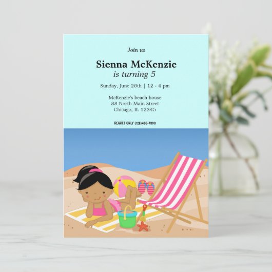 Perzië (Meisje) Kaart (Staand voorkant)