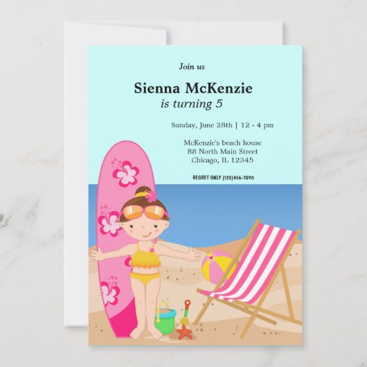 Perzië (Meisje) Kaart (Voorkant)