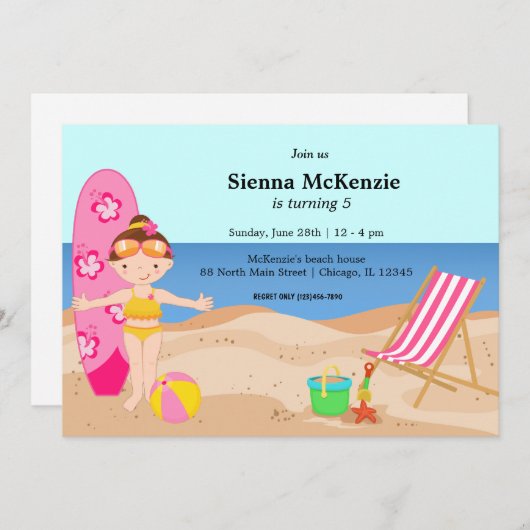 Perzië (Meisje) Kaart (Voorkant / Achterkant)