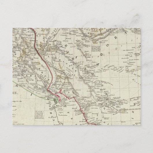 Perzië, Ottomaans Rijk Briefkaart (Voorkant)