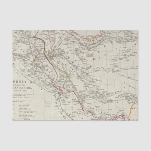 Perzië, Ottomaans Rijk Tissuepapier (Voorkant)