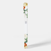 Perzige roze Waterverf bloemen met naam Case-Mate iPhone Case (Achterkant / Links)