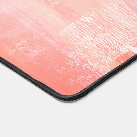  perzik Abstract geweven Bureaumat (Hoek)