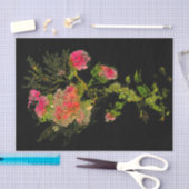 Perzik Abstract Roos Bloemen Decoupage Tissuepapier (Craft)