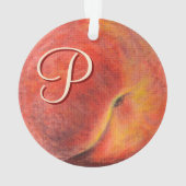 perzik-acryl-Ornament Ornament (achterkant)