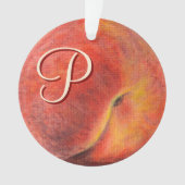 perzik-acryl-Ornament Ornament (voorkant)