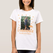 Perzik Afstuderen T-shirt (Voorkant)