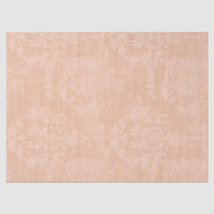 Perzik Antiek Damask Decoupage Tissuepapier