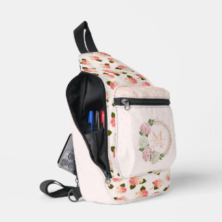 Perzik Antieke Tuinbloesem Sling Bag
