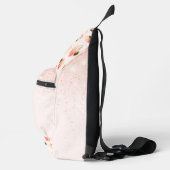 Perzik Antieke Tuinbloesem Sling Bag (Rechts)