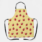 Perzik Appels Gingham Schort (Voorkant)