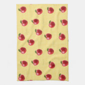 Perzik Appels Gingham Theedoek (Verticaal)