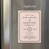  Perzik Art Deco Sla de datum op