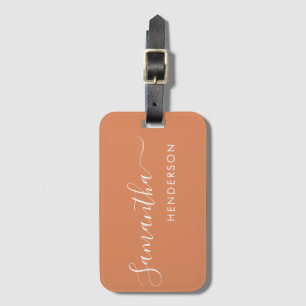 Perzik Bagage Labels Huwelijks Tafelplan / Favorie