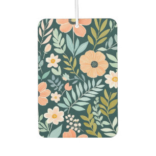 Perzik, blauw en groen Boho Whimsical Luchtverfrisser