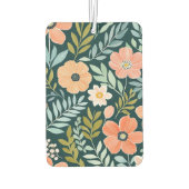 Perzik, blauw en groen Boho Whimsical Luchtverfrisser (Achterkant)