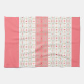 Perzik Blauwgroen en Sinaasappel Theedoek (Horizontaal)